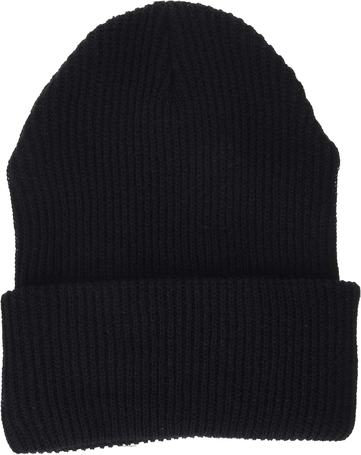 Nike Winter Men's and Women's Cuffed Ribbed Black Beanie Hat