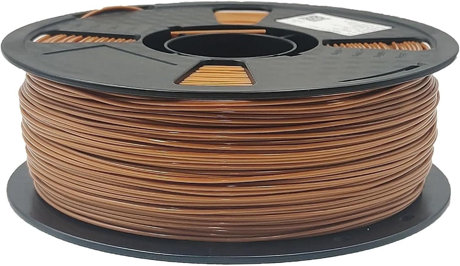 Compatible for Most FDM Printers – TPE 47D Leather Brown Flexible Filament 1.75mm 1KG (2.2LBS), for Bouncy Airless Basketball Models