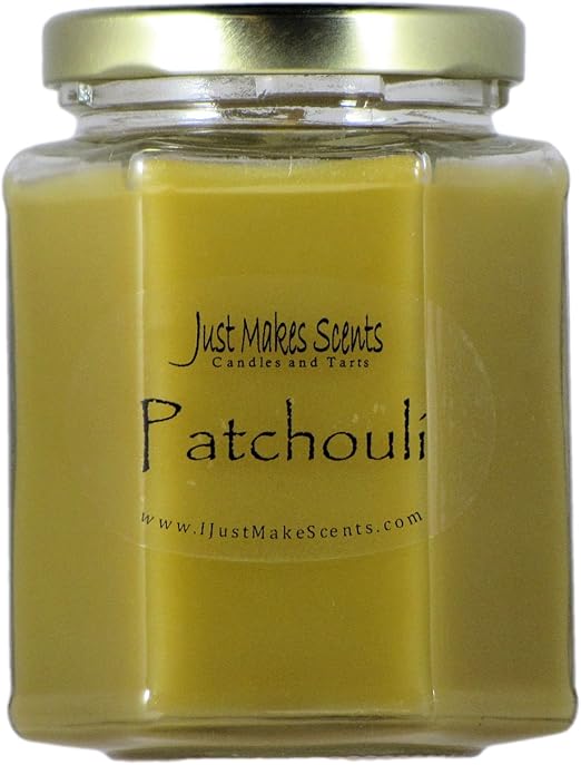 Patchouli Scented Blended Soy Candle by Just Makes Scents