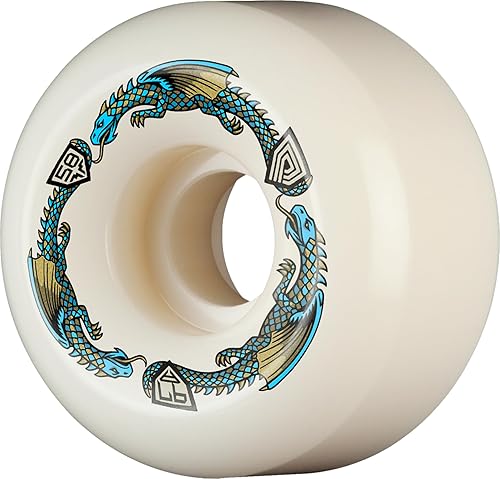 Miniatura 42 de Ruedas de patineta Powell Peralta Dragon Formula 88A, A2, 54mm x 39mm 88A A2 Asimétrico