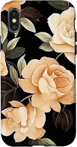 Vista 7 de iPhone 11 Pro Max Rose Flower Floral Pattern Beautiful Beige Roses Case
