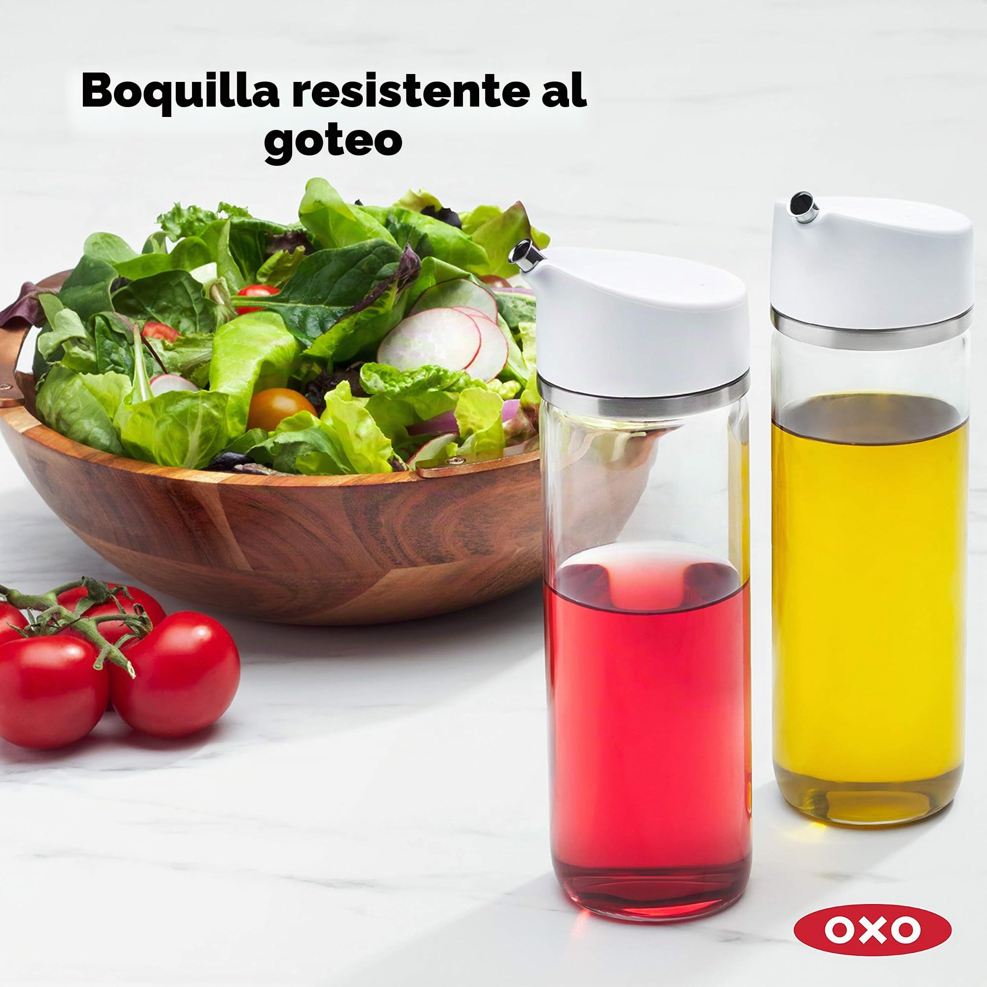OXO Good Grips - Juego de dispensador de vidrio de precisión