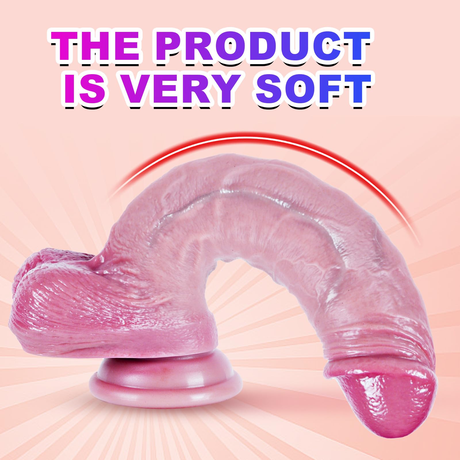 Dildo gigante realistico da 33 cm, dildo in silicone spesso a doppio strato, potente ventosa, pene naturale per l'ano, stimola il punto G, sex toy XXL per adulti per uomini e donne
