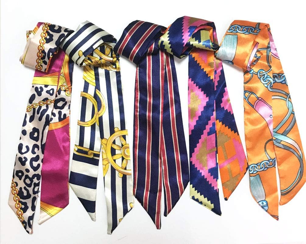kcctoo 2/6/10Pack Scarf Bags for Women Handbag Scarfs Band Hair Neck Scarves Fashion Gifts - Image 4