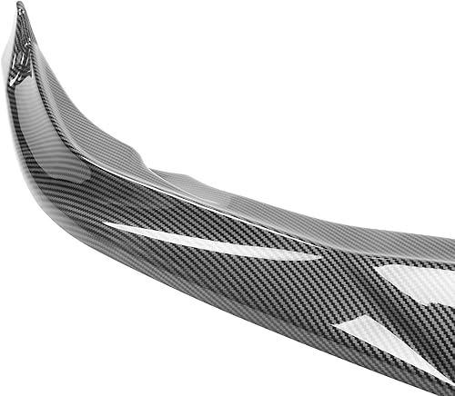 Miniatura 7 de FREEMOTOR802 Divisor de labio para parachoques delantero, compatible con Toyota GR Supra A90 2020-2024, impresión de fibra de carbono estilo IKON, 1