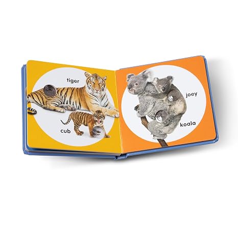 Melissa & Doug Poke-a-Dot Wild Animal Book, Interactive Popping Board Book