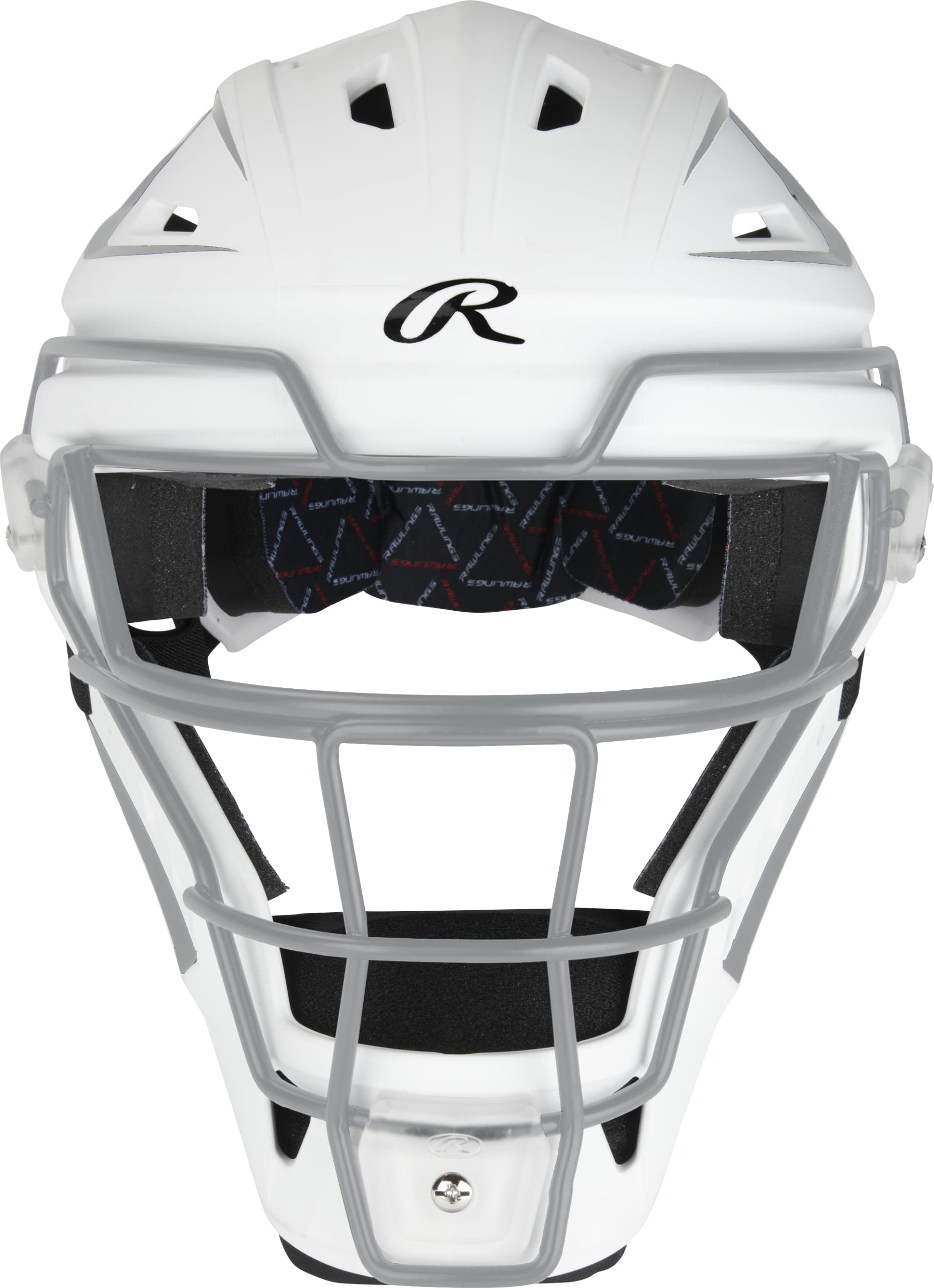 Rawlings | Velo Fastpitch Softball Catcher's Set | NOCSAE Certified | Intermediate Ages 12-15 | White/Silver