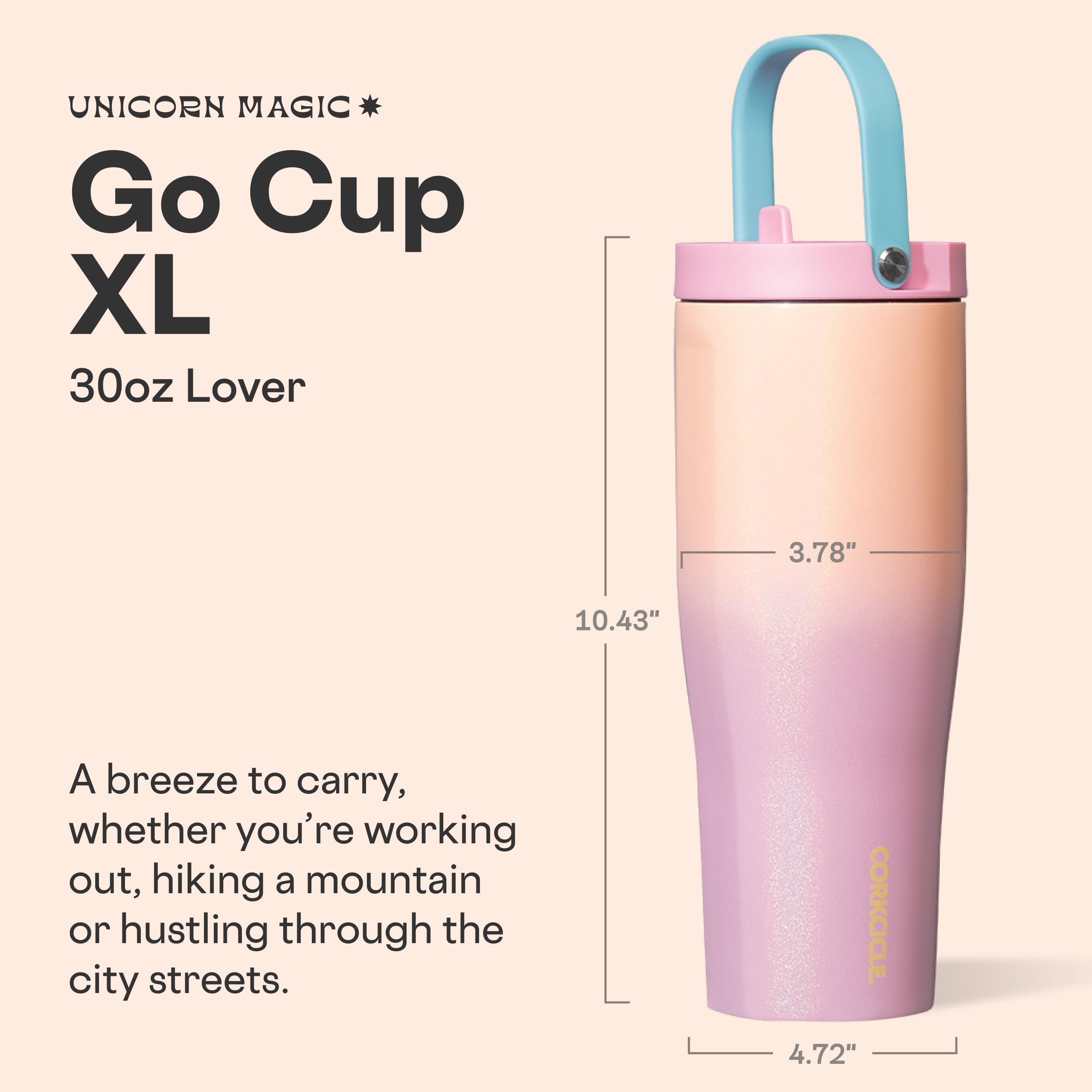 Amazon.com: Corkcicle Go Cup XL - Leak-Proof Travel Tumbler