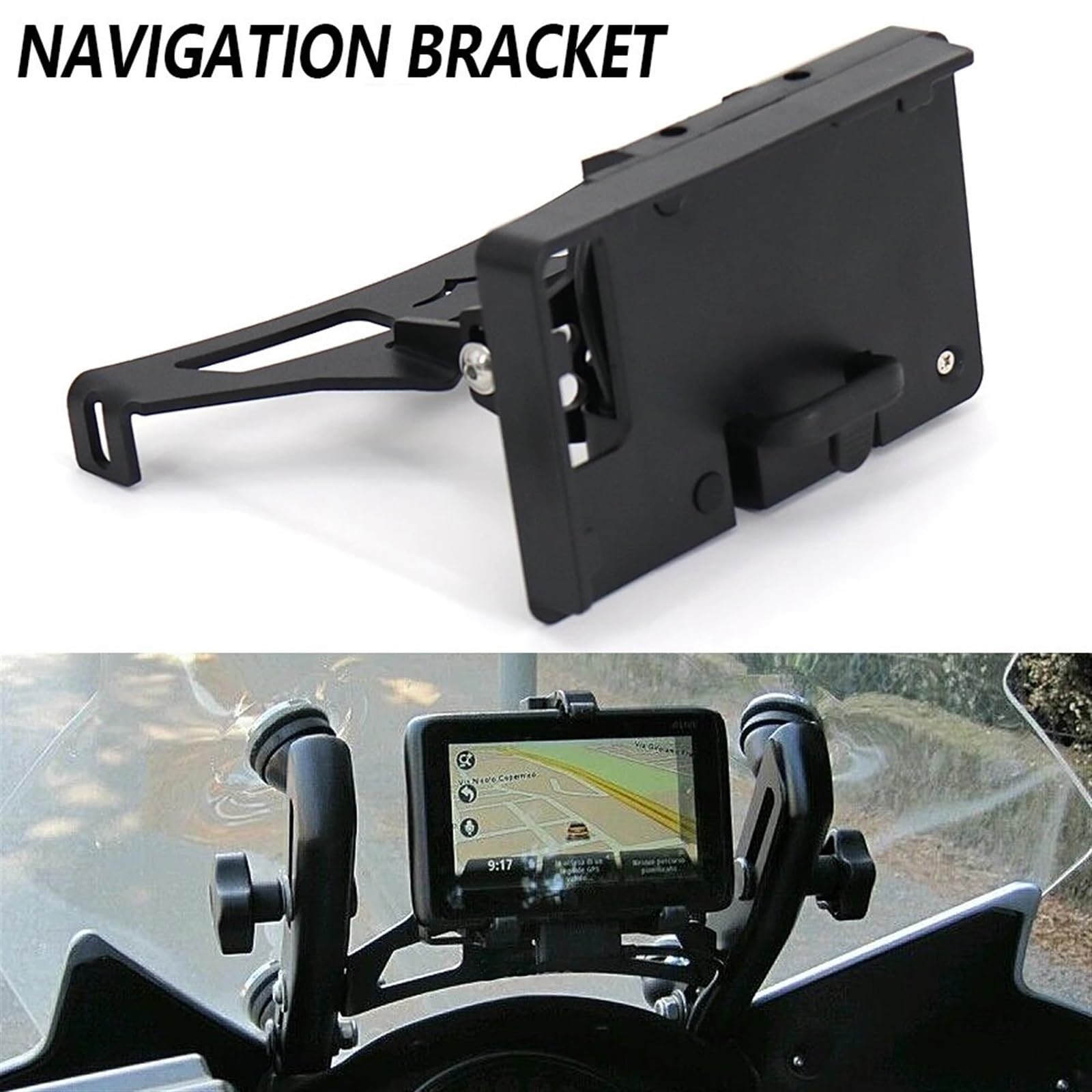 Support Navigation Moto pour Guzzi pour Norge 1200 GT Upport Navigation GPS Smartphone Support Chargement USB Pare-Brise Moto(BC)