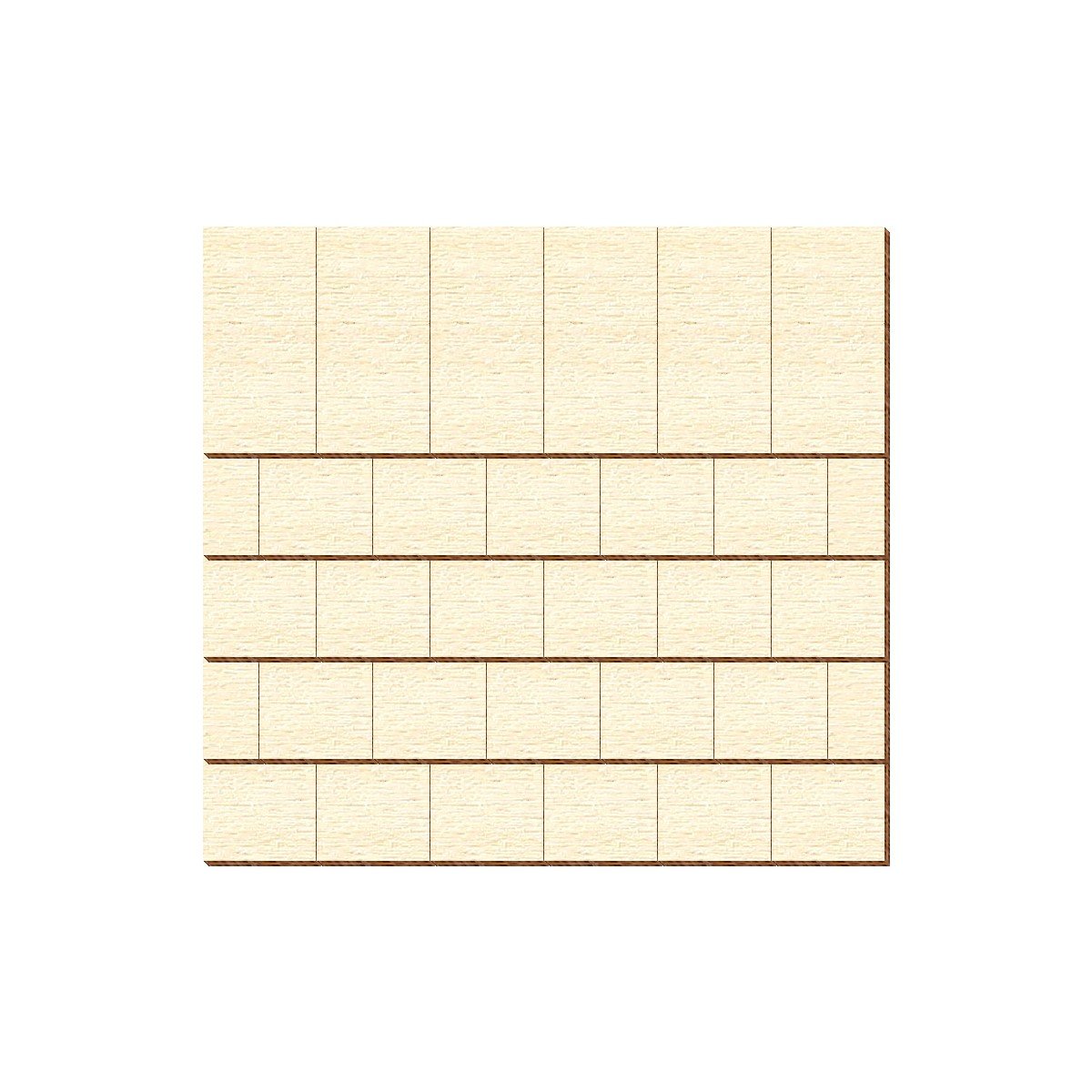 Compensato rettangolo chindel – dimensioni e quantità di selezione, Compensato, 250 pezzi, 60mm x 30mm