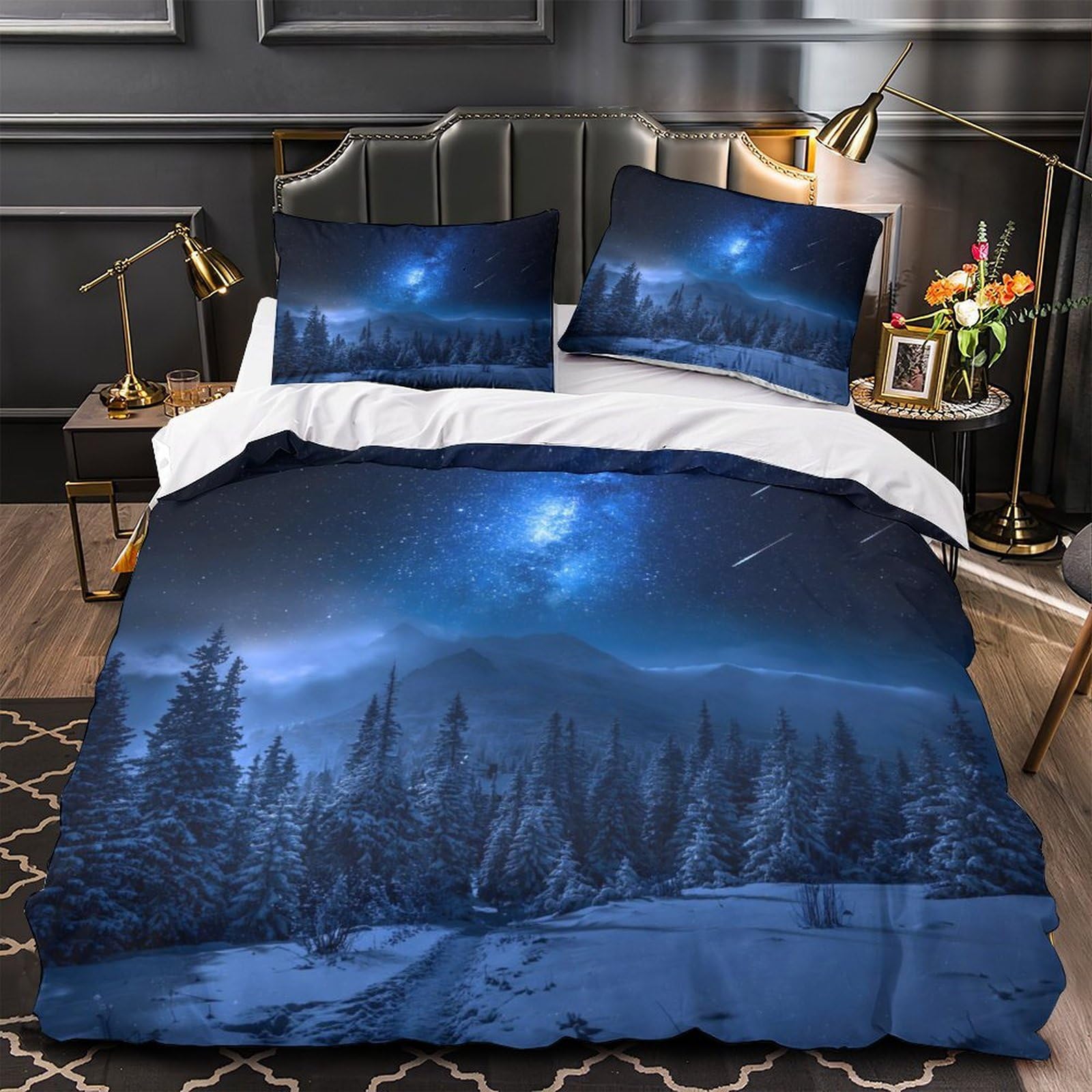 Parure de Lit de qualité supérieure motif peinture féerique 3D