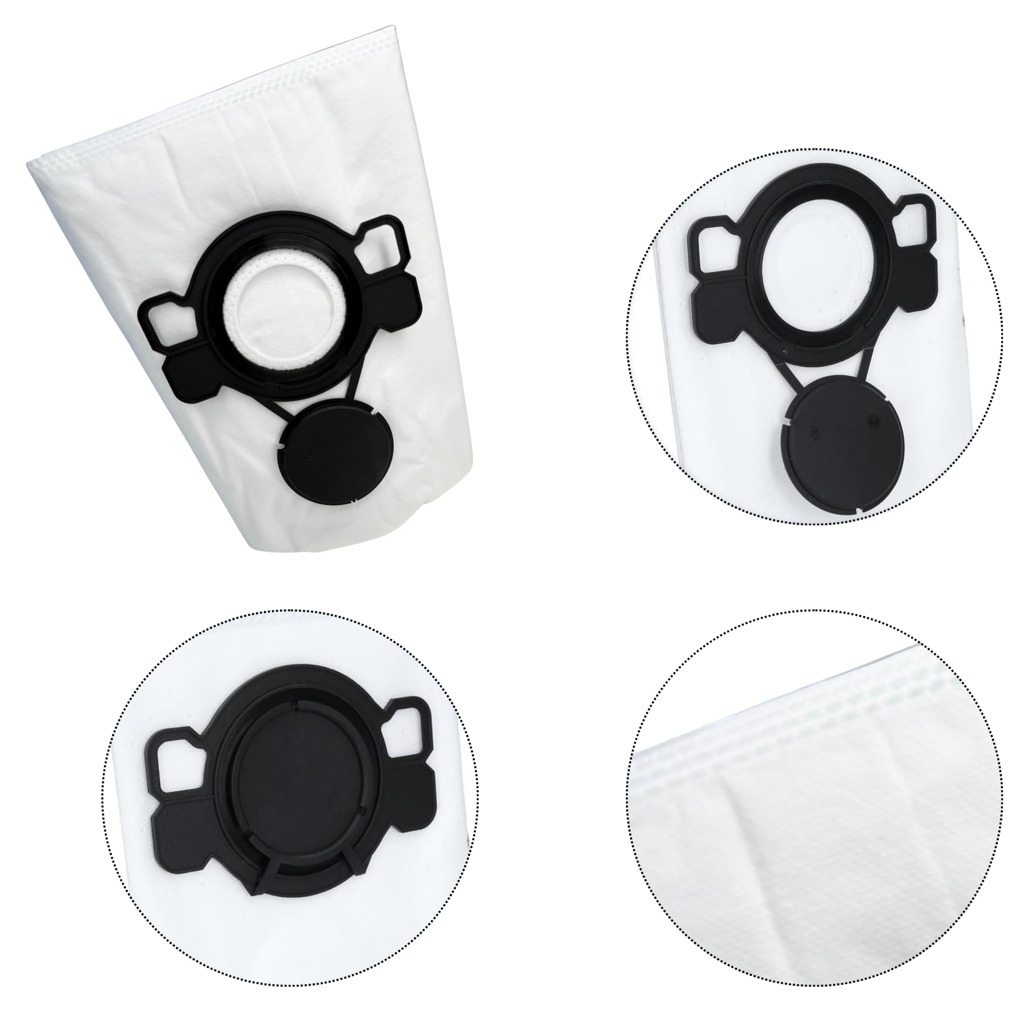 Sacs aspirateur Makita VC2512L compatibles – lot de 5 sacs haute qualité - Bricolage