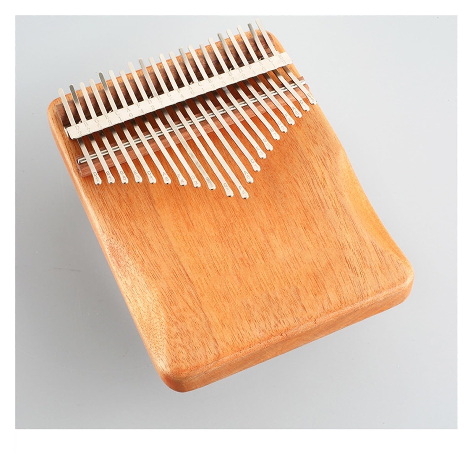 kalimba mini Płytowy mahoniowy fortepian w kolorze drewna 21-tonowy fortepian kciukowy kalimba przenośny instrument muzyczny dla początkujących
