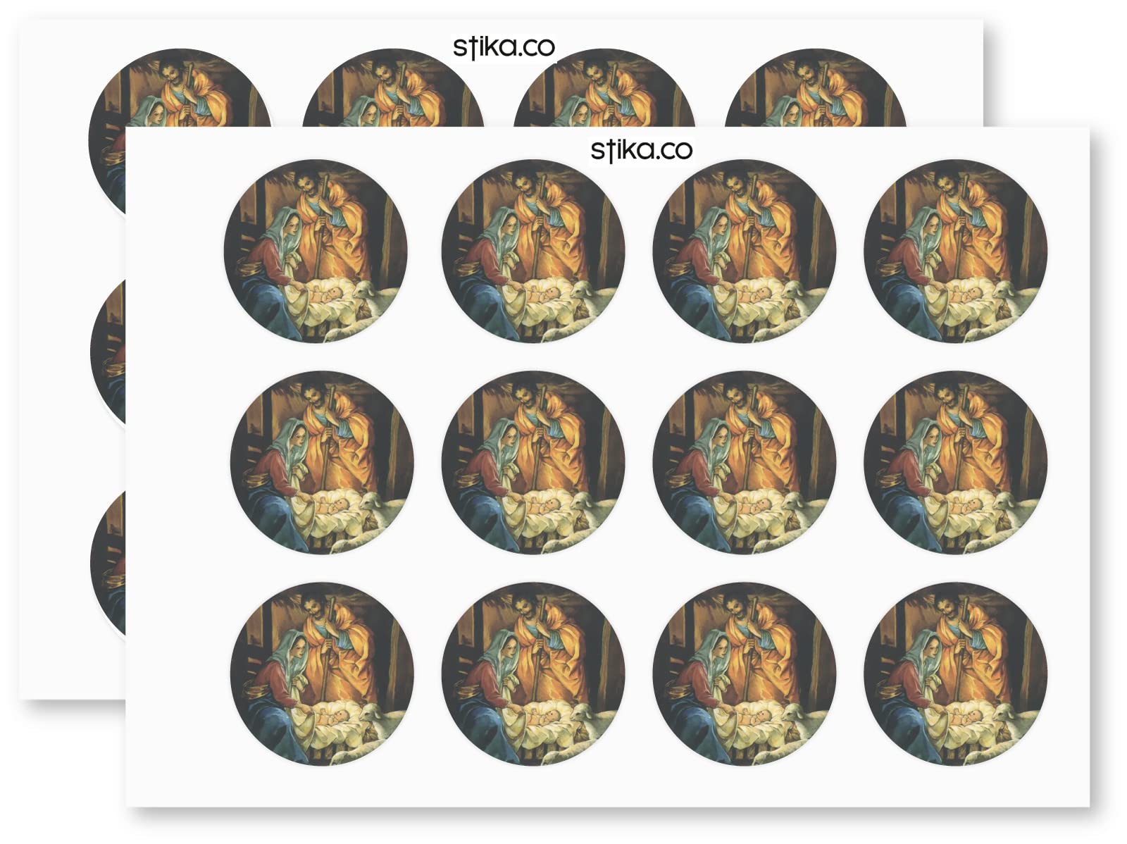 Etiquetas Autoadhesivas De Navidad, Etiquetas De Papel ... | Cuotas Sin