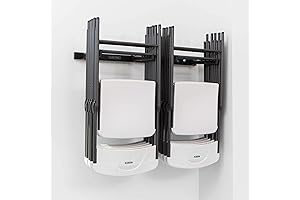 Wall Mounted Lifetime Folding Chair Rack