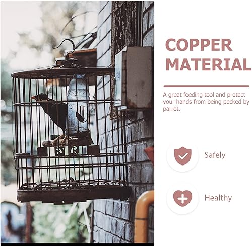 Miniatura 5 de Soportes para alimentos para pájaros, soporte para frutas y verduras, jaula para comederos de pájaros, dispositivos de alimentador de clip para