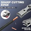 Stainless Steel Nail Clipper for Thick Nails, Professional Nail Cutter for Men and Adults, Wide Opening Design for Easy Trimming, Portable Nail Clipper for Travel Grooming gallery image