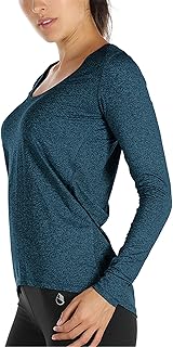 Camiseta de Yoga Deportiva de Manga Larga para Mujer