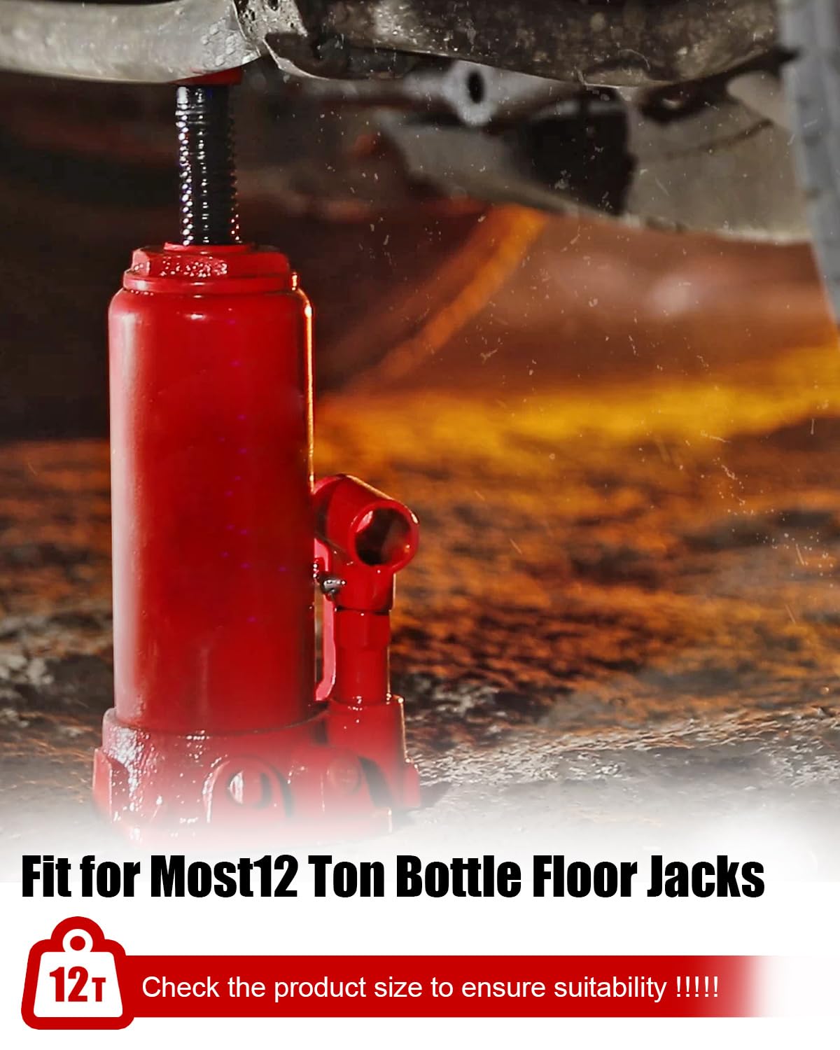 Snapklik.com : Aluminum Car Floor Jack Pad, 3 Inch Bottle Jack ...