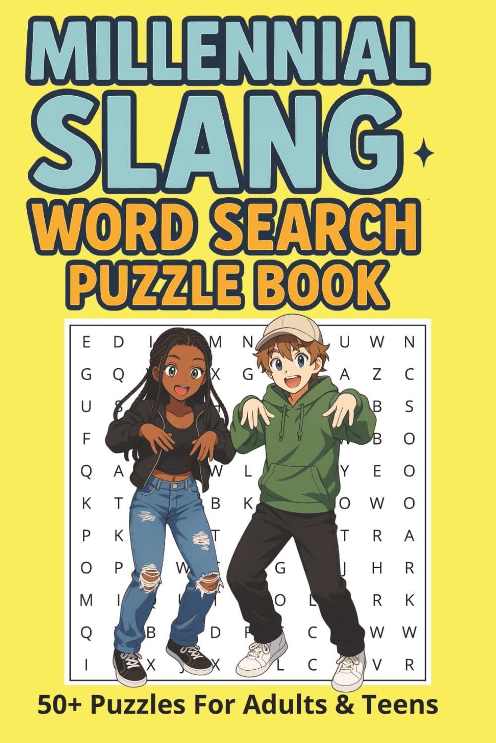Millennial Slang Word Search: Word Searches with Easy to Read print about Millennial Slang, Gen-Z Culture, Pop Culture and More | 6x9 inches, 110 ... for Vacations, Holidays, and Free Time