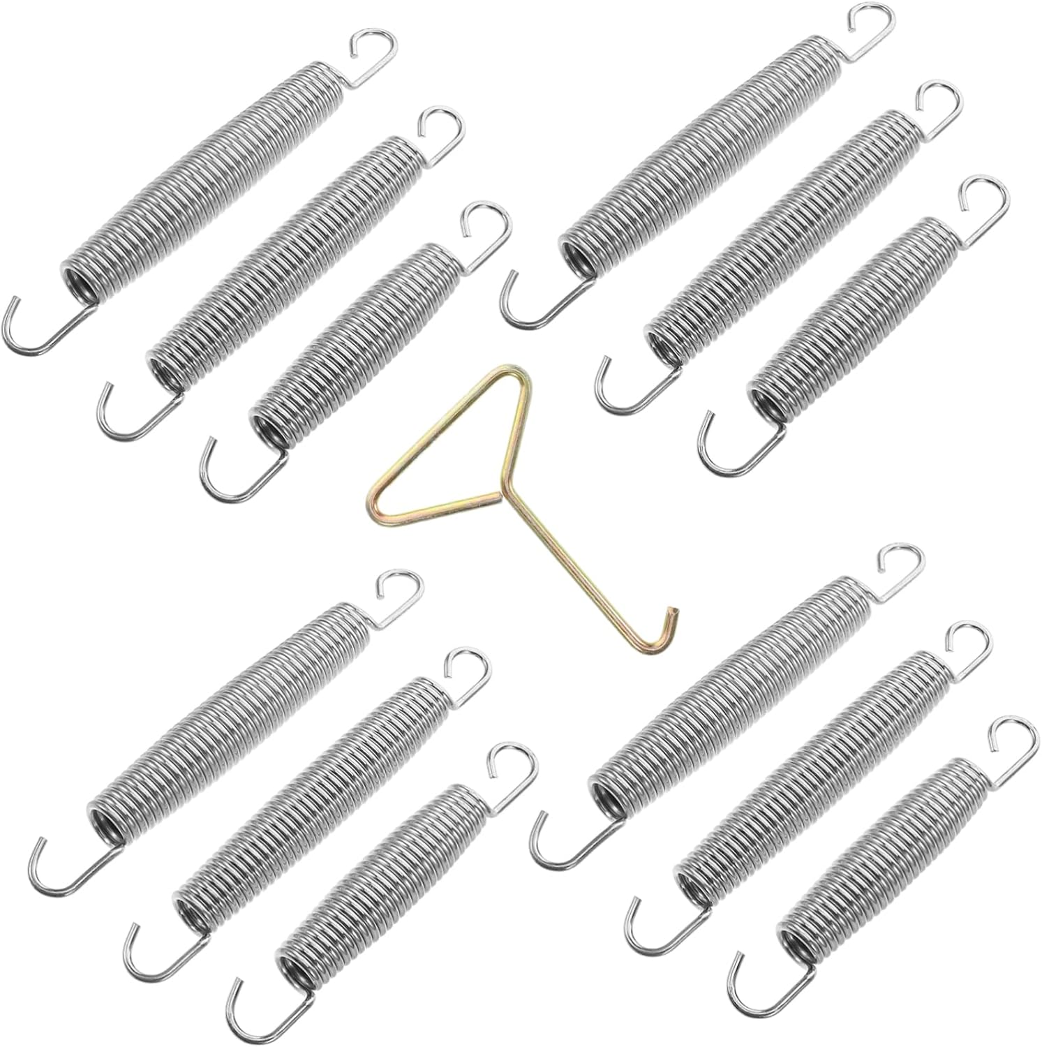 UPKOCH Heavy Duty Trampoline Spring Replacement Accessories Easy Installation Tool Industrial Quality Springs for Trampoline Maintenance