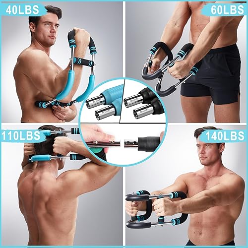 Miniatura 4 de HOTWAVE Twister Arm Trainer, Chest Workout Equipment Exerciser for Men, Adjustable Arm and Chest Twister Trainer for Women - Portable Home Strength