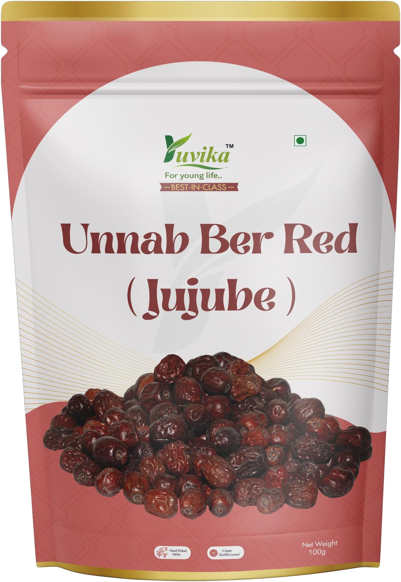 Unnab Ber Red - Zizyphus Sativa Gaetn - Jujube 100 Grams