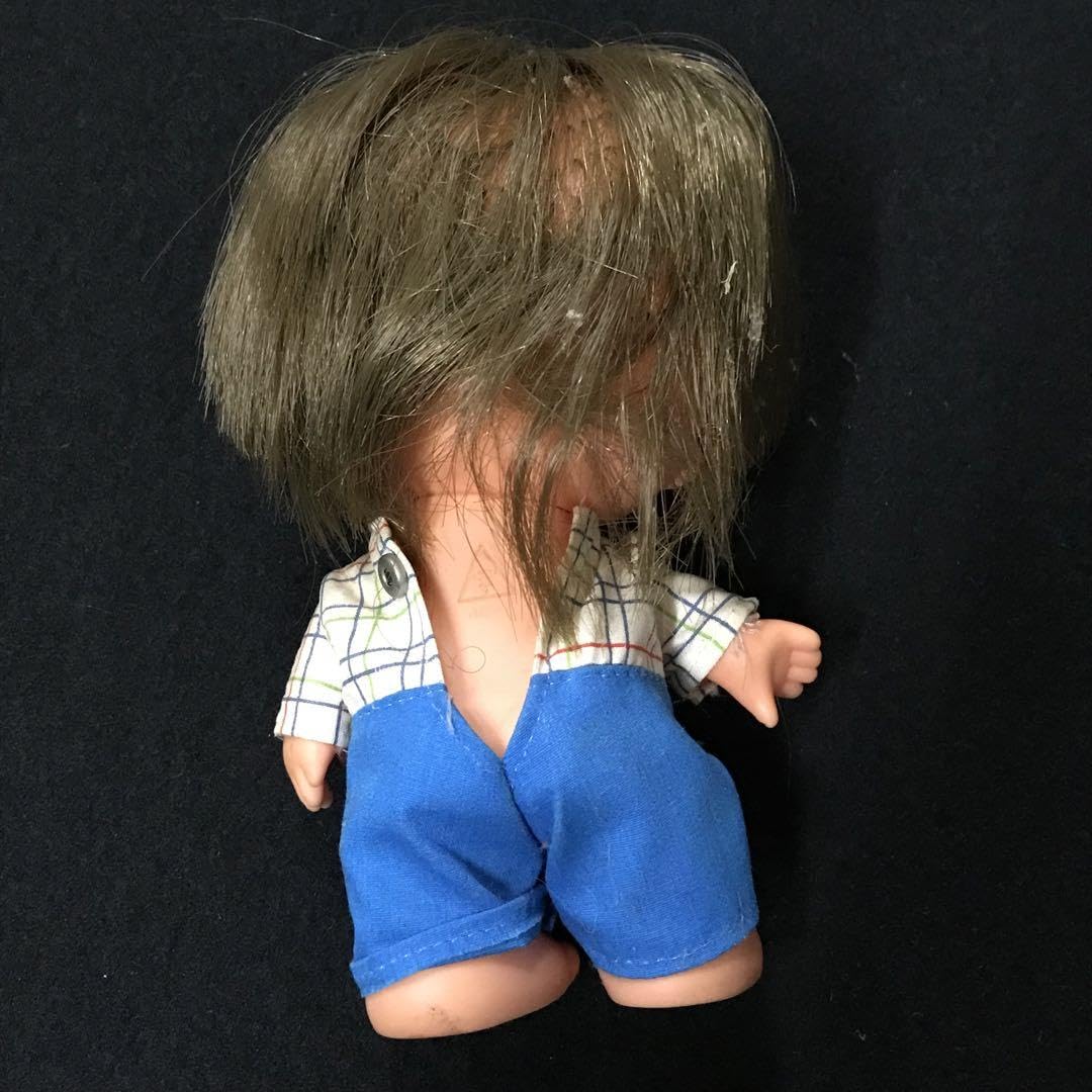 Amazon.co.jp: ソフビ人形 男の子 女の子 2体セット 昭和レトロ 当時物