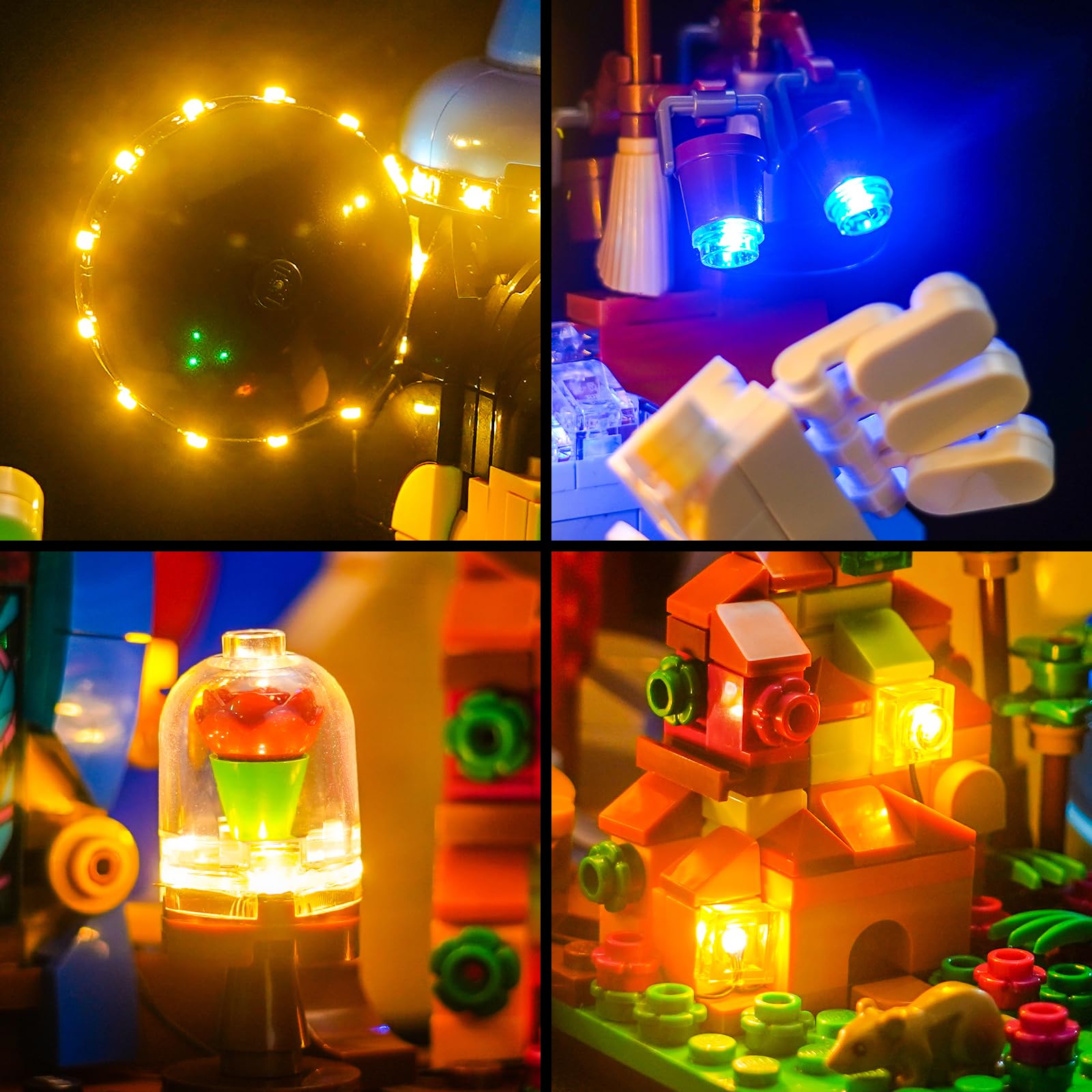 Remote Control Light Kit Compatible with Lego 21352 Magic of D'isney (No Model), Led Light Set for Magic of D'isney 21352 Creative Toys - Image 2