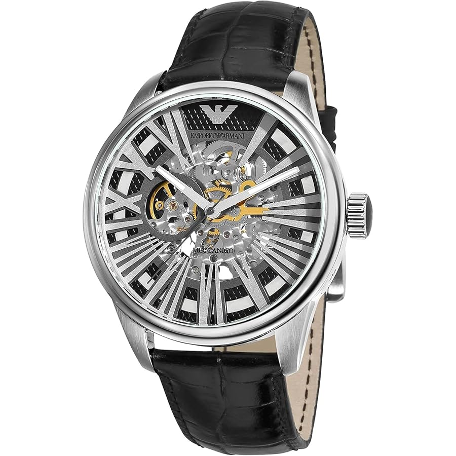 EMPORIO ARMANI ブラック　腕時計 エンポリオアルマーニ腕時計/メンズ/AR1968/ブラックダイアル
