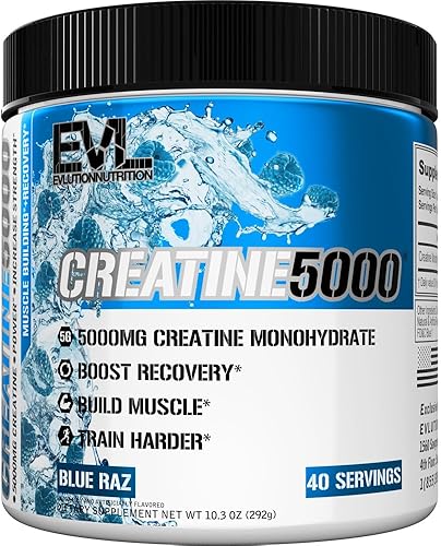 Miniatura 9 de Evlution Nutrition Creatina 5000 + colágeno + BCAA – para mujeres – Apoya el crecimiento muscular magro – 0.18 oz de monohidrato de creatina, 0.07
