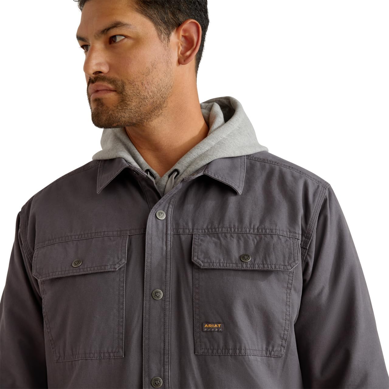 ARIAT Men Rebar Canvas Shirt Jacket