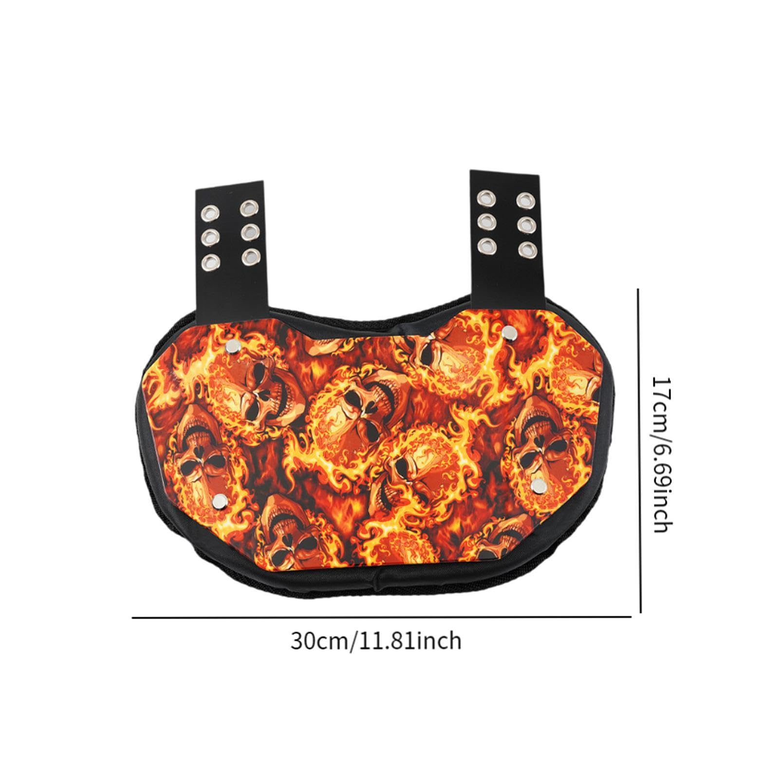 Yiju Football Backboard Football Gear Shock Resistant Foam Padding Rugby Back Pads Rear Protector for Training Athletes Players