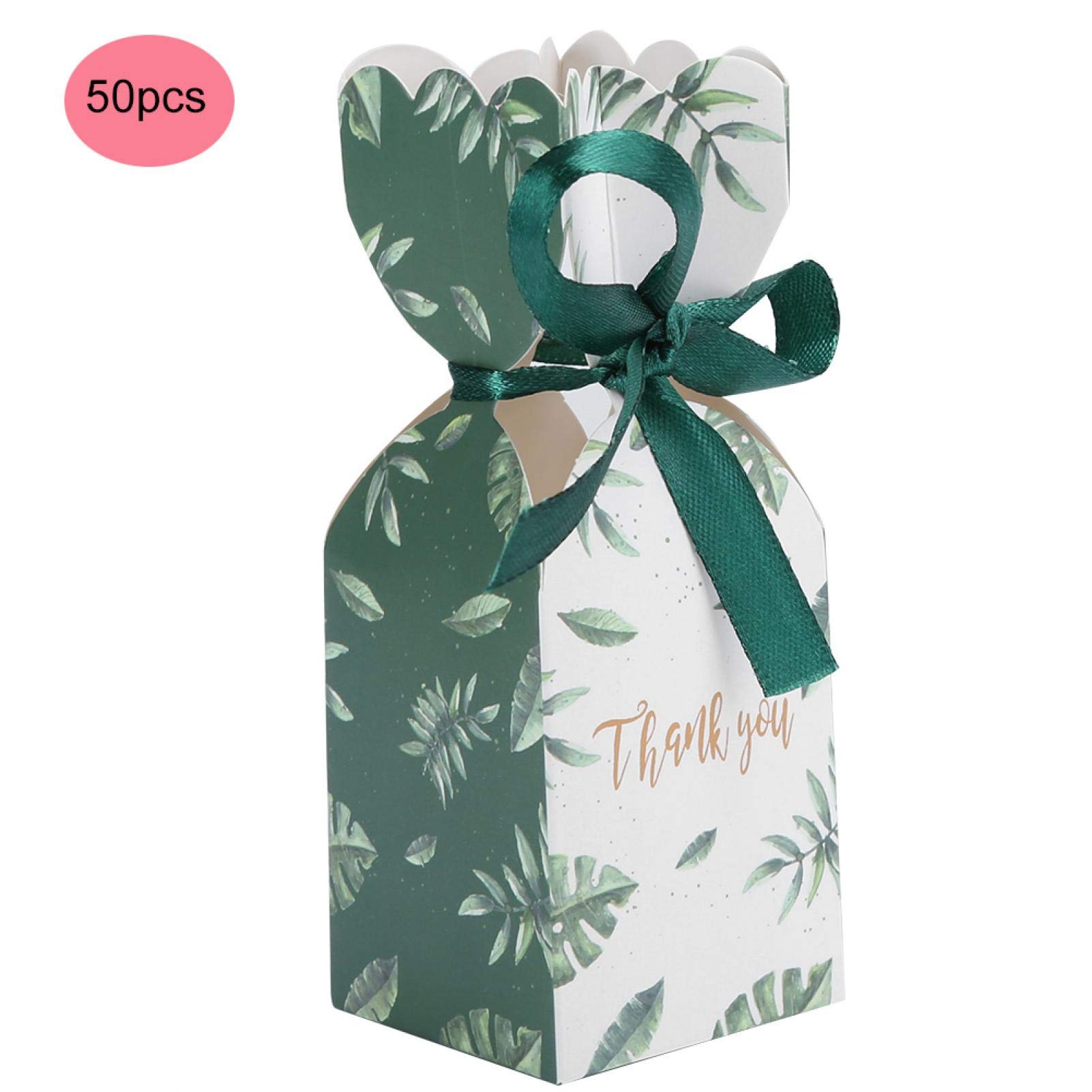 Boîtes De 50 Pièces, Boîte à Bonbons, Boîte-cadeau De Mariage 5 X 5 X 5 Cm Pour Voyage De Mariage