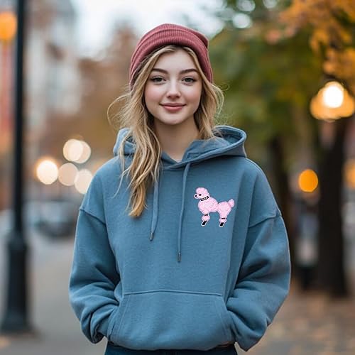 Miniatura 5 de Parche para disfraz de Halloween, faldas de caniche para mujer, disfraz de los años 50, apliques de caniche rosa, parches bordados para planchar