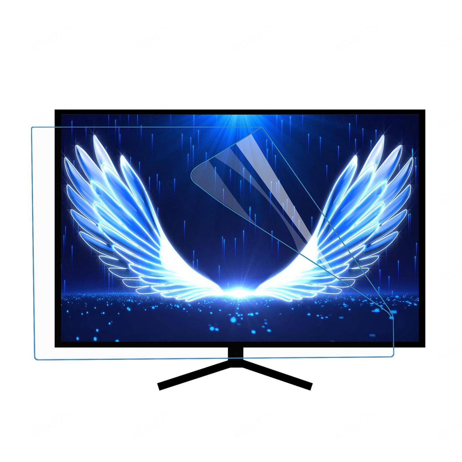 Protector de pantalla de TV de 32 a 46 pulgadas, mate, antirreflejos, antiluz azul, antiarañazos, protección contra la radiación, película protectora de pantalla LCD, mate-40 pulgadas (875 x 483) mm