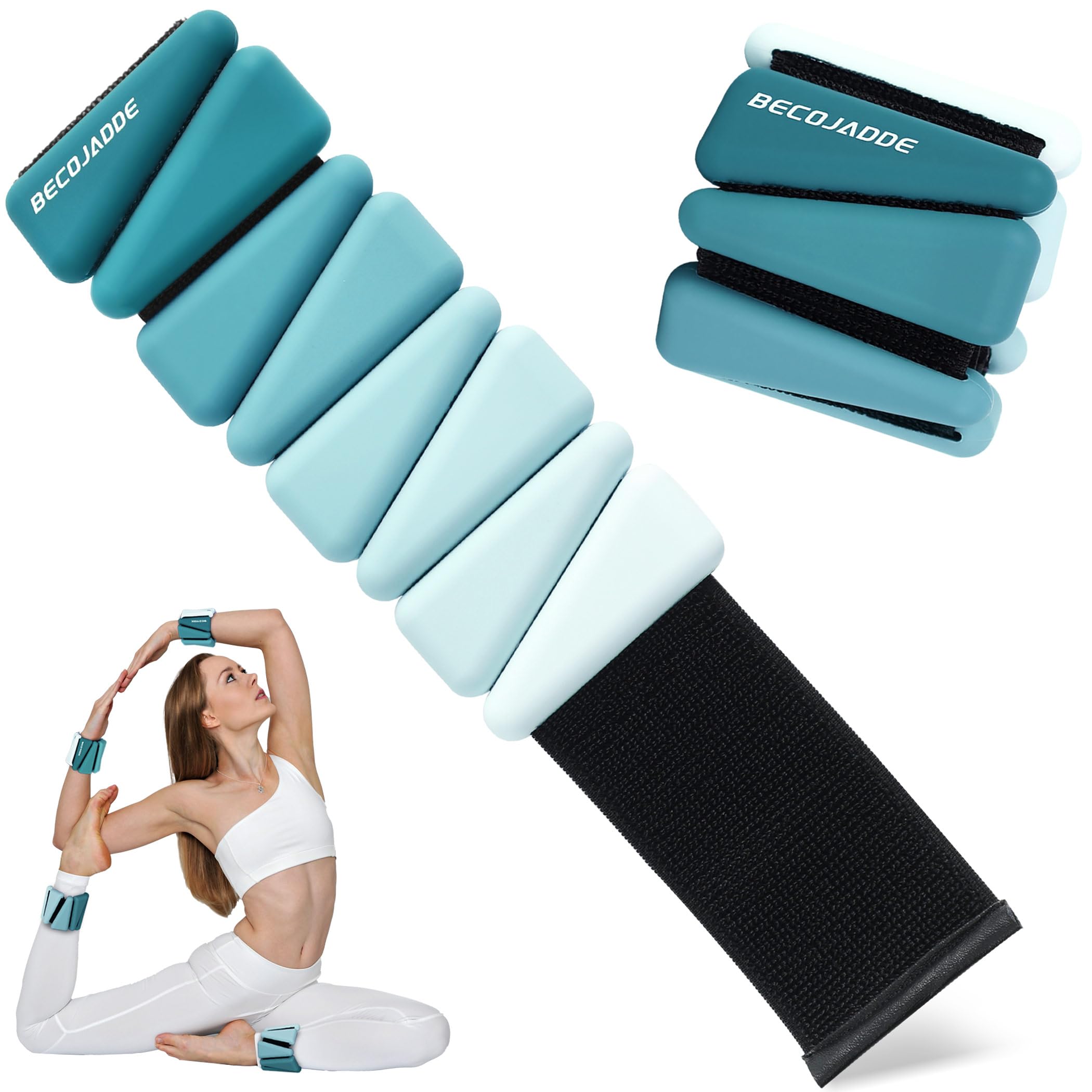 BECOJADDE Gradient Ankle and Wrist Weights