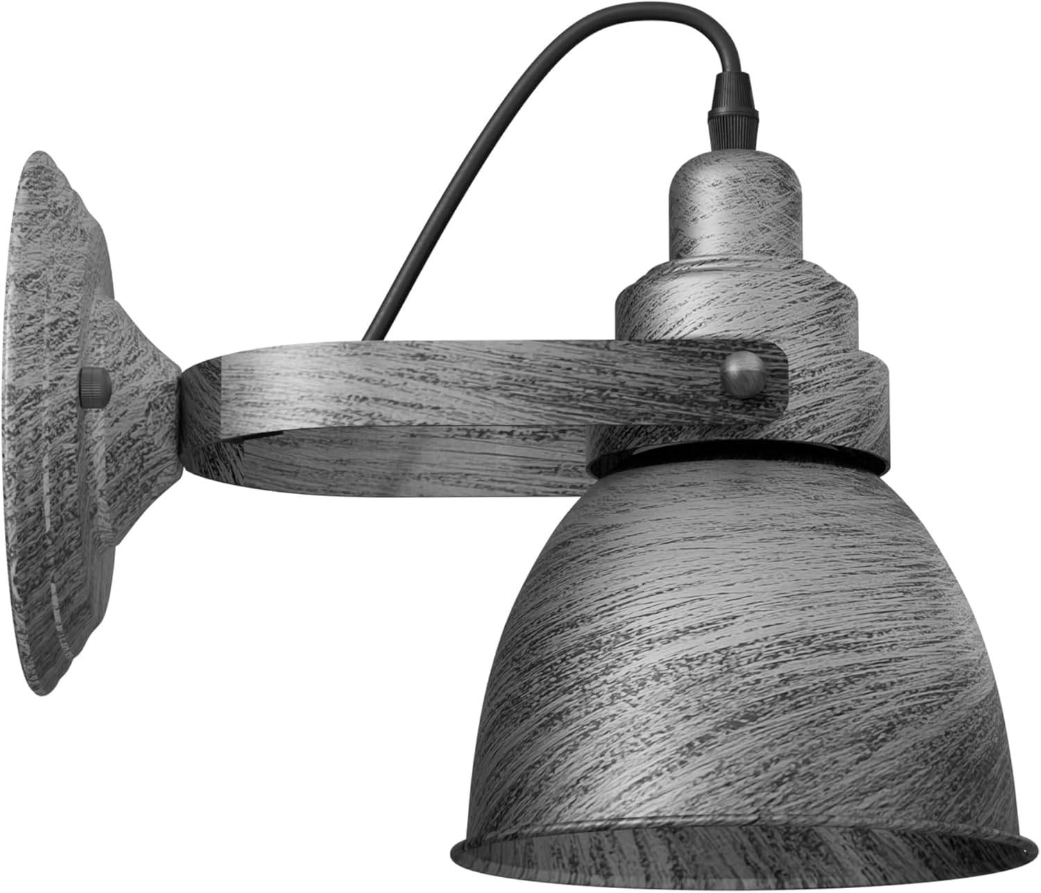 DC VOLTAGE Wall Light Black Fixtures Nordic Wall Sconce Lamp Macaron Edison Copper lamp Holder Aisle Lights Corridor Lamp Bedside Reading Light E27 (Brushed Silver) โ image 1