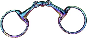 Horse Bits Eggbutt Rainbow Stainless Steel Snaffle Horse Bit Multi Color