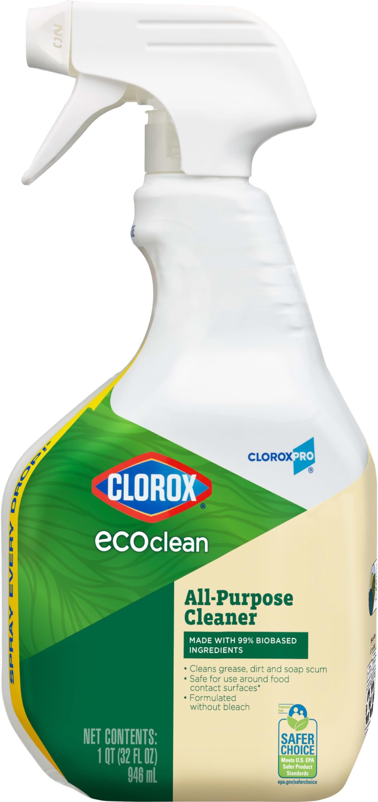 CloroxPro EcoClean All-Purpose Cleaner Spray Bottle, 32 Oz
