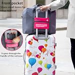 INVODA Sac à volant pliable - Bagage léger pour les femmes & Les hommes, le week-end, continuer, nuit, 4 PCS, Voyages
