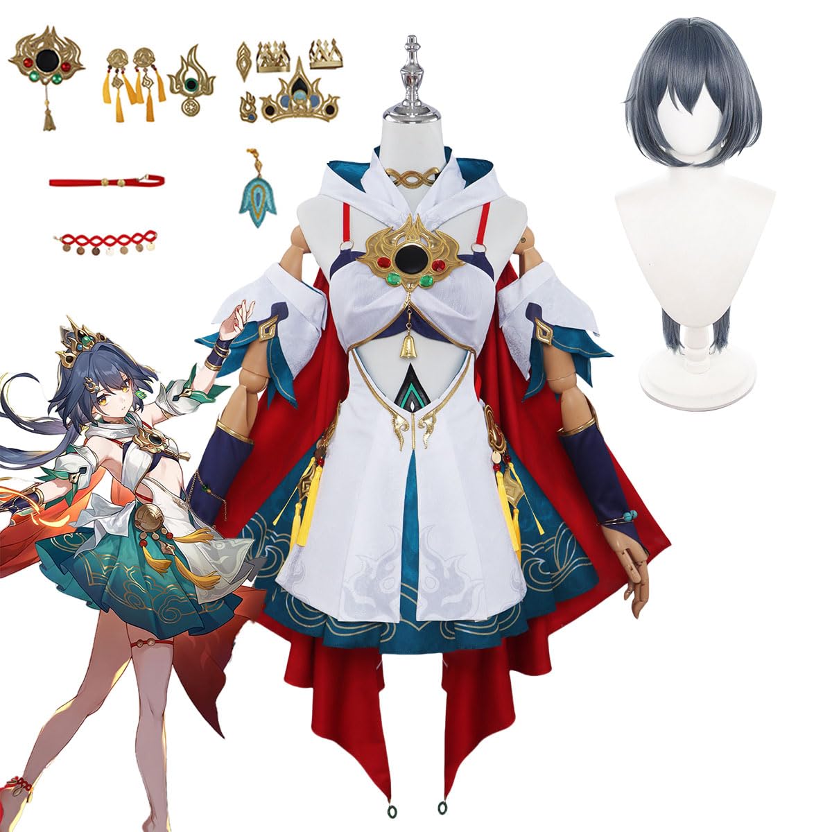 Amazon.co.jp: [KAIZE] 崩壊 スターレイル 雲璃 コスプレ衣装 ウンリ 