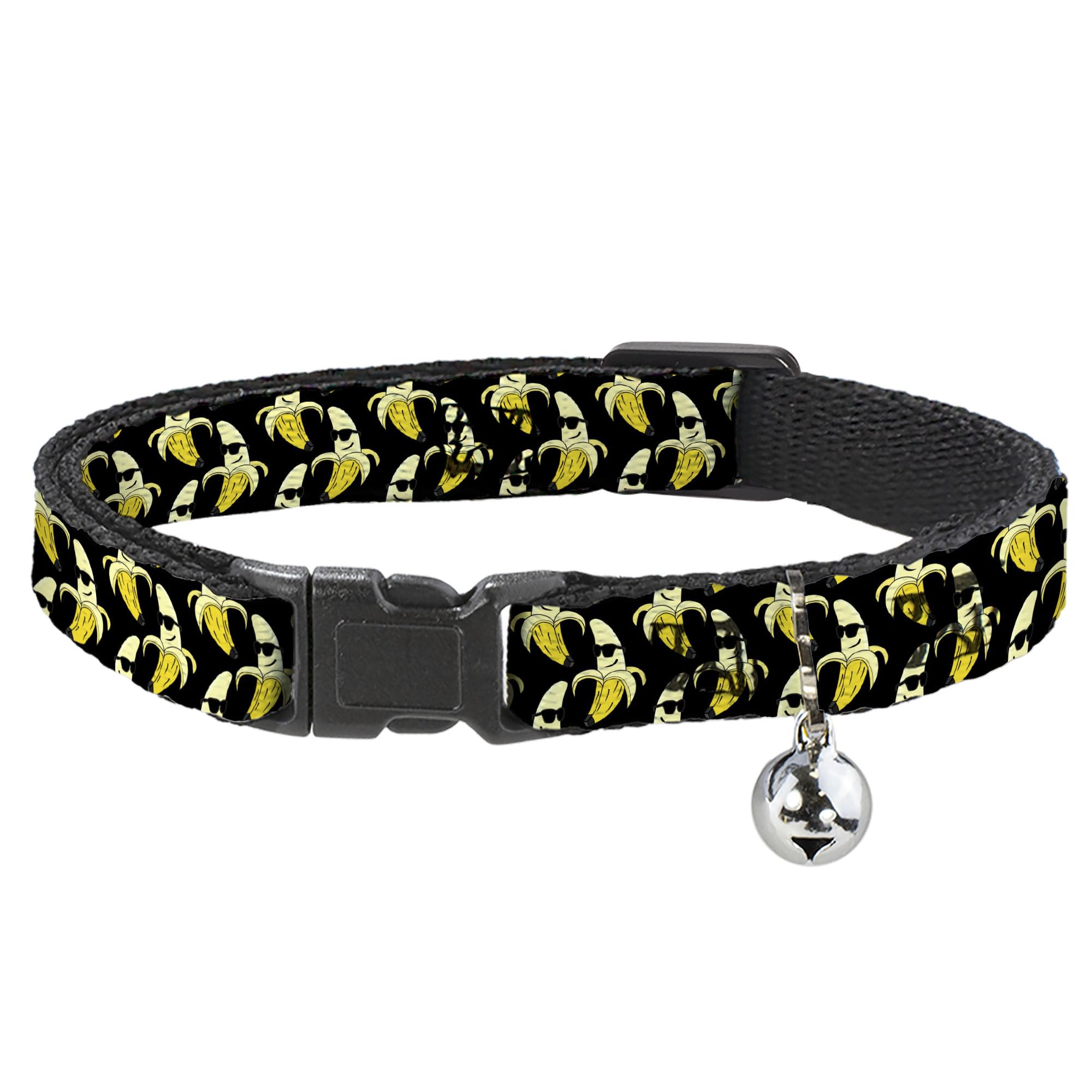 Collar de gato breakaway antiahogo Buckle-Down con diseño de plátano ajustable