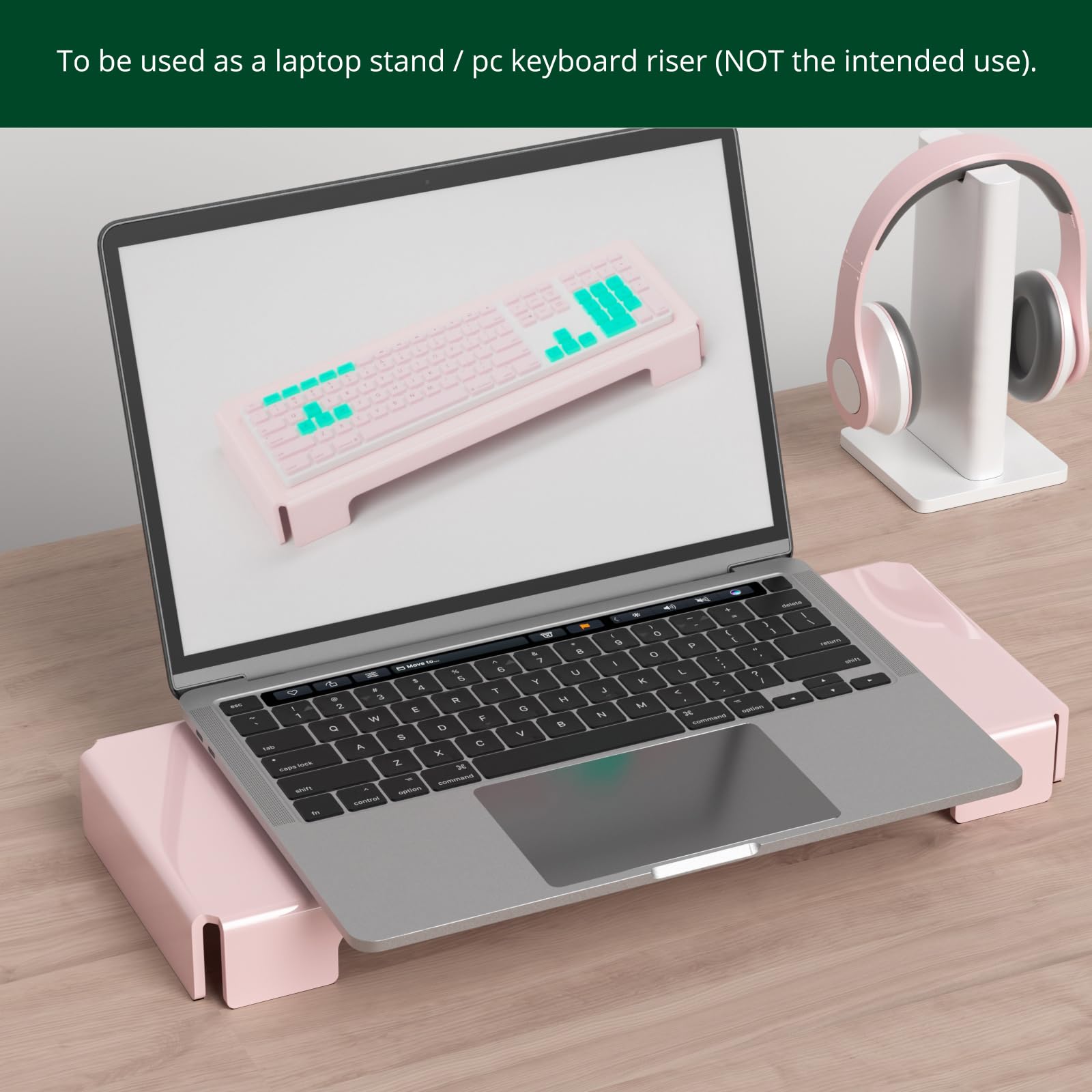 Copertura in acrilico per tastiera del computer, protezione antipolvere per tastiera meccanica, protezione per tastiera del PC, protezione per tastiera con gatto (1 confezione, rosa chiaro)