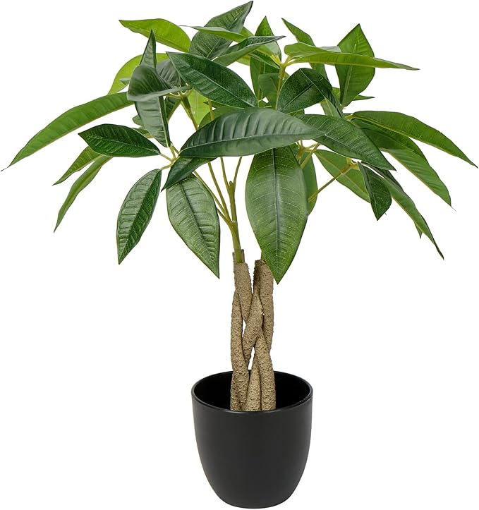 16 Inch Fake Money Tree Plant Indoor Potted Plants