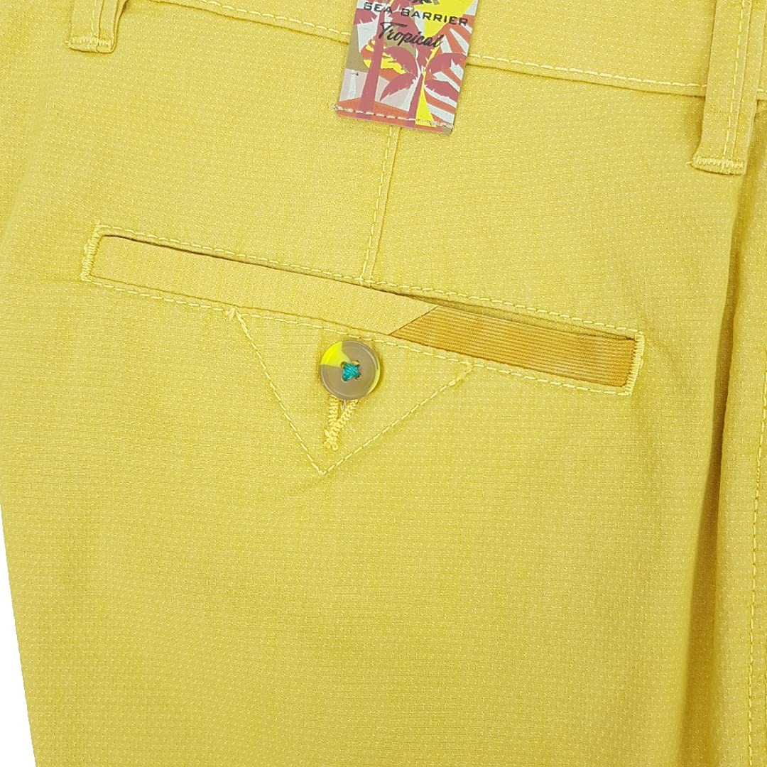 SEA BARRIER Bermuda Pantaloni Corti Uomo Vita Alta Cotone Eleganti 48 50 52 54 56 58 60 62