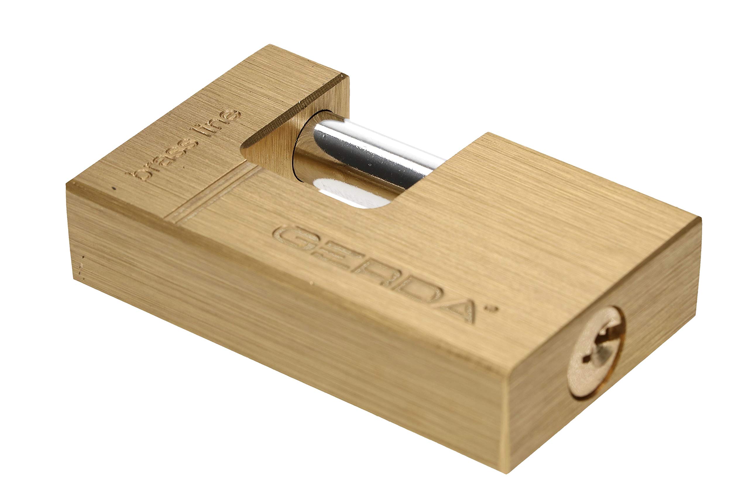 KOTARBAU® Candado De Latón Reforzado 70 Mm, Candado Antirrobo, Candado De Latón Macizo Con