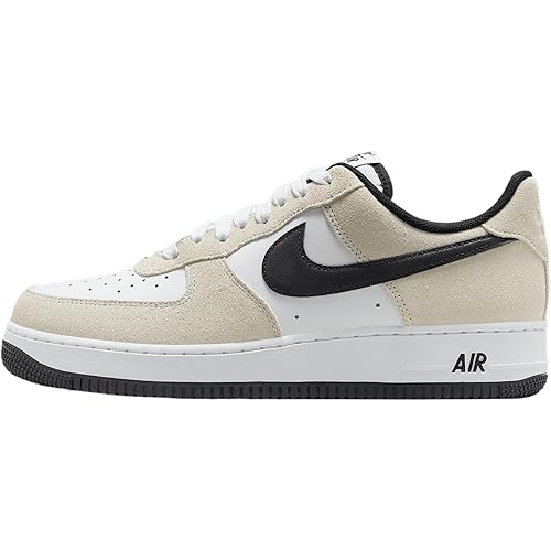 Nike Air Force 1 '07 LV8 Men's Shoes (IB6388-100, White/Black/White)