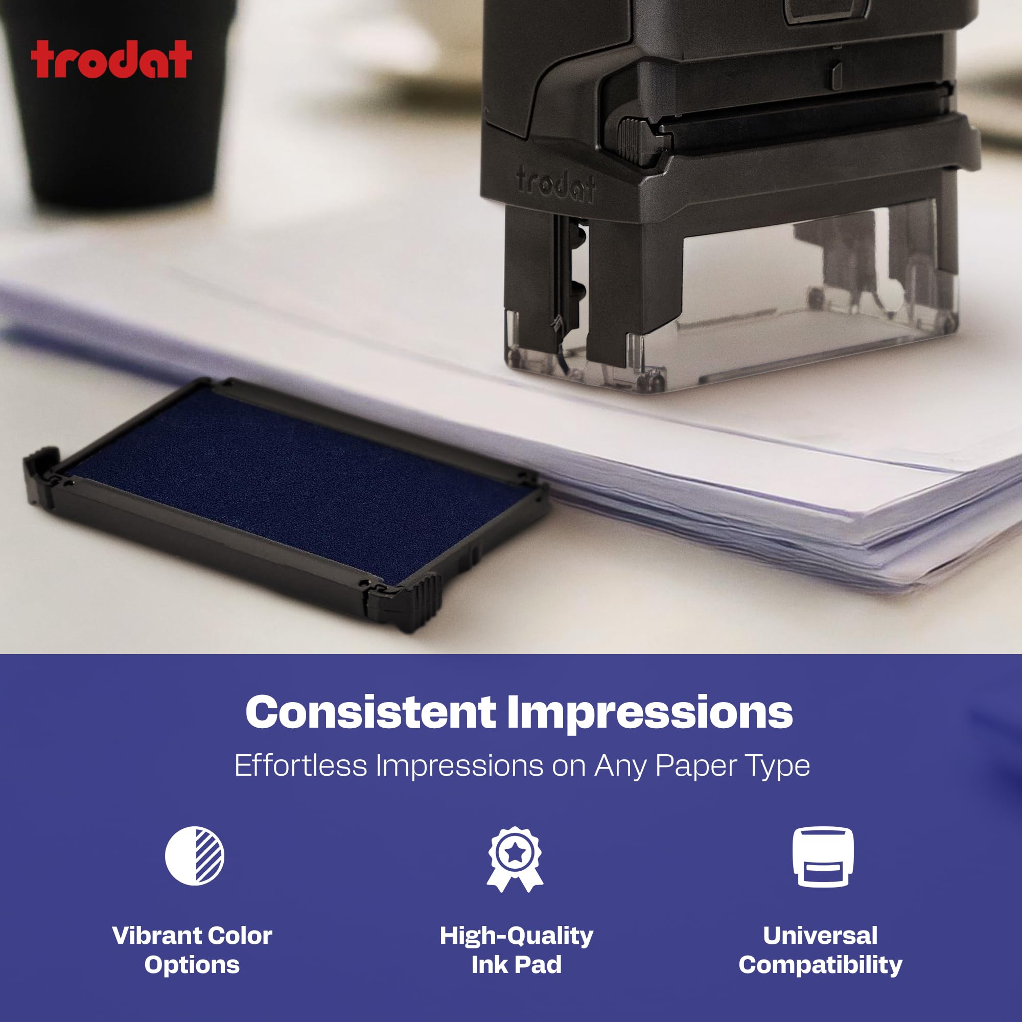 Trodat Cassette D'encrage De Rechange 6/4913 Pour Trodat 4913, 4913