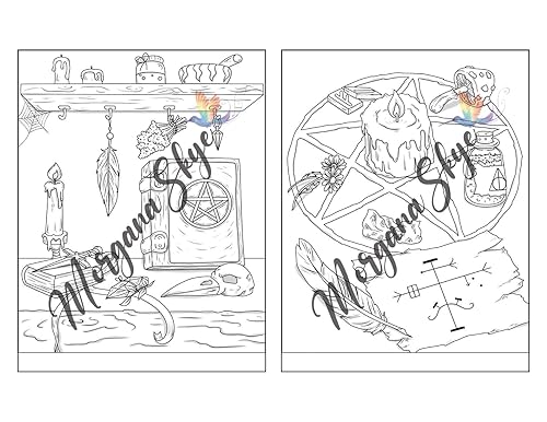 Miniatura 4 de Witchcraft Coloring Book for Adults Channel Your Creative Energy and Discover the Magic of Plants, Herbs, Crystals, and Beyond